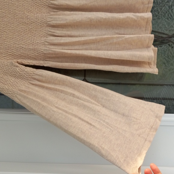 Anthropolgie Knitted and Knotted Cream Long Bell Cuff Sleeve Top/ Sweater Size S - Picture 7 of 7